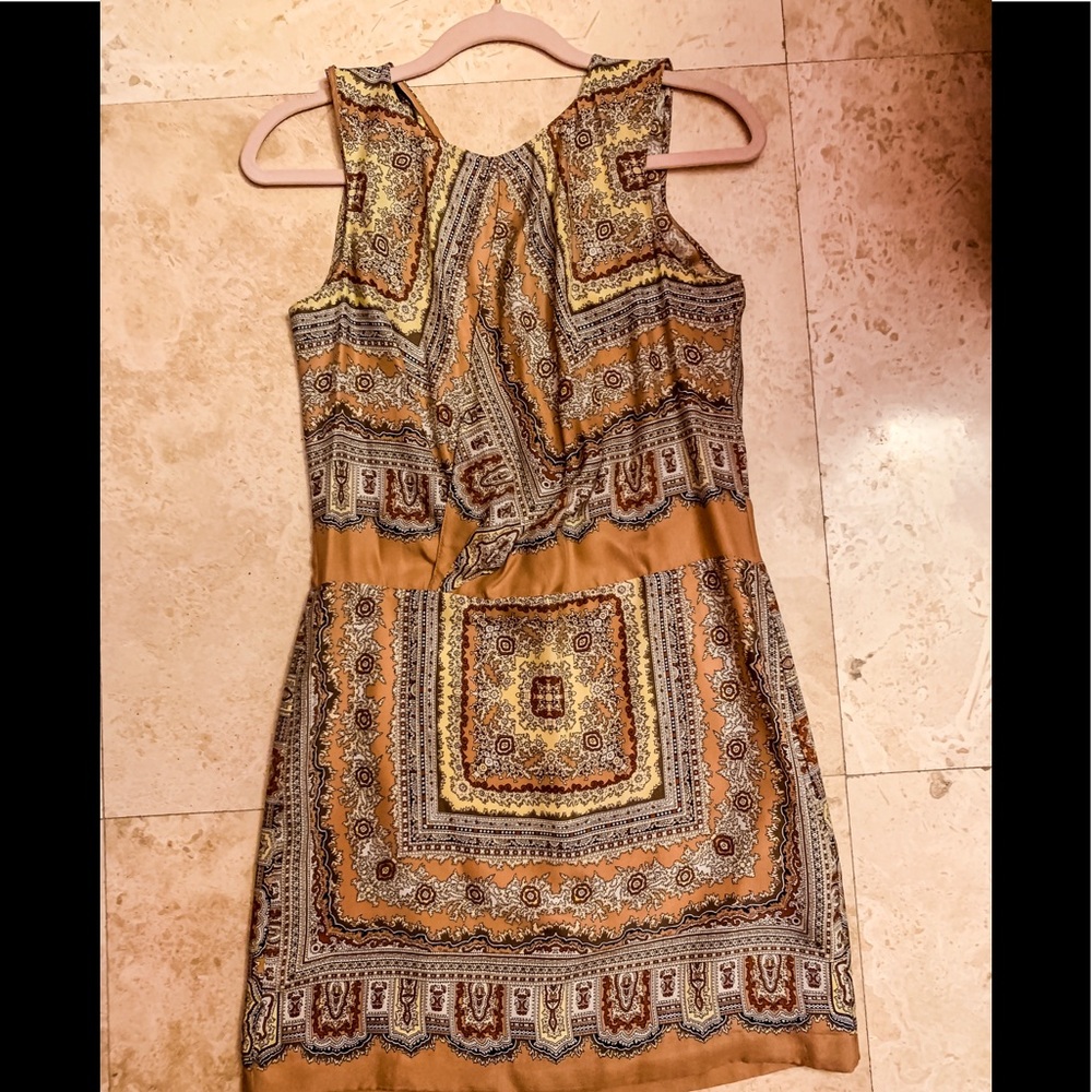 Zara Woman paisley silk dress